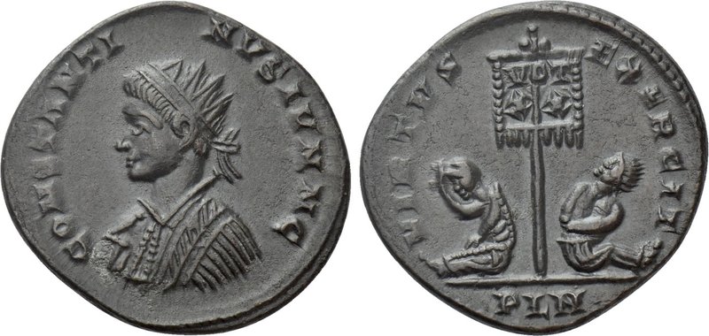 CONSTANTINE II (Caesar, 316-337). Follis. Londinium. 

Obv: CONSTANTINVS IVN N...