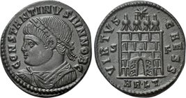 CONSTANTINE II (Caesar, 316-337). Follis. Arelate.