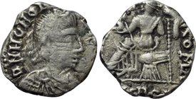 VANDALS. Geiserich (428-477). In the name of Honorius. Siliqua. Carthage.
