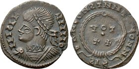 UNCERTAIN. Germanic tribes. Follis imitating a  coin of the Constantinian period (Mid 4th-early 5th century).