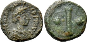 MAURICE TIBERIUS (582-602). Decanummium. Ravenna.