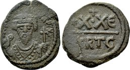 PHOCAS (602-610). Half Follis. Carthage. Dated RY 5.