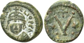 HERACLIUS (610-641). Pentanummium. Carthage.