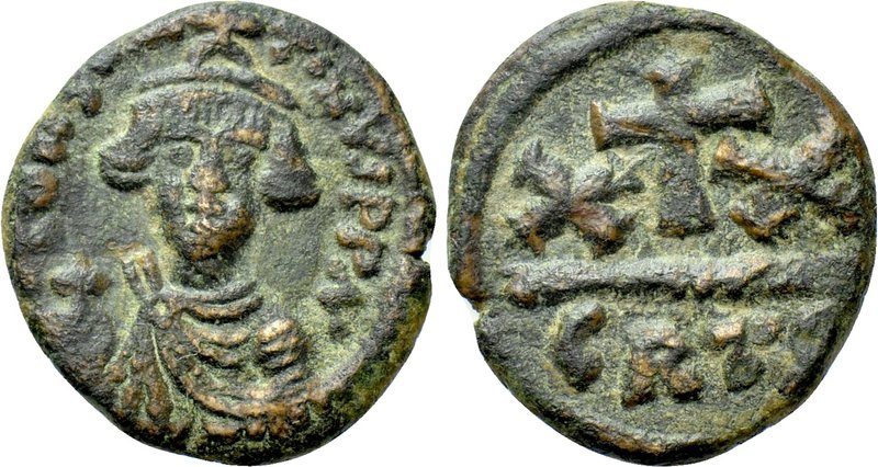 CONSTANS II (641-668). Half Follis. Carthage. 

Obv: CONSTANTINVS PP A. 
Bust...