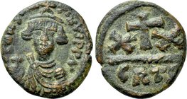 CONSTANS II (641-668). Half Follis. Carthage.