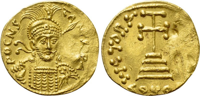 CONSTANTINE IV POGONATUS (668-685). GOLD Solidus. Constantinople. 

Obv: PO CN...