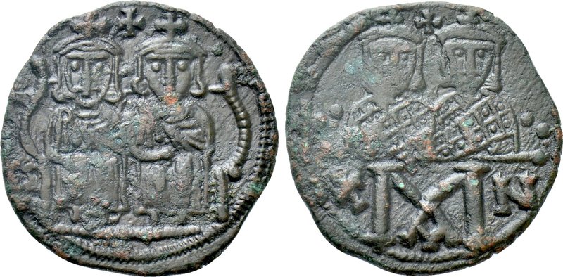 LEO IV THE KHAZAR with CONSTANTINE VI, LEO III and CONSTANTINE V (775-780). Foll...