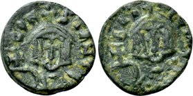 BASIL I THE MACEDONIAN with CONSTANTINE (867-886). BI (?) Tremissis. Syracuse.
