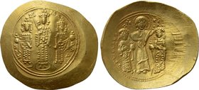 ROMANUS IV DIOGENES with EUDOCIA, MICHAEL VII, CONSTANTIUS and ANDRONICUS (1068-1071). GOLD Histamenon Nomisma. Constantinople.