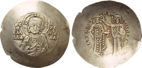 MANUEL I COMNENUS (1143-1180). EL Aspron Trachy Nomisma. Constantinople.