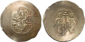 MANUEL I COMNENUS (1143-1180). EL Aspron Trachy. Constantinople.