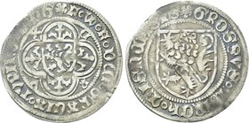 GERMANY. Saxe-Meißen. Margrave Friedrich der Streitbare mit Margrave Wilhelm II. and Landgrave Friedrich von Thuringia (Thüringen) (1412-1425). Schild...