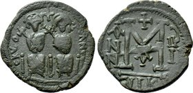 ISLAMIC. Umayyad Caliphate (Arab-Byzantine coinage). Follis (Circa 670s-690s). Scythopolis (Baysan).
