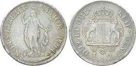 ITALY. Genova. Dogi Biennali (1528-1805). 2 Lire (1794).