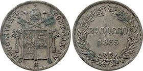 ITALY. Papal States. Gregory XVI (1831-1846). Biacco (1835).