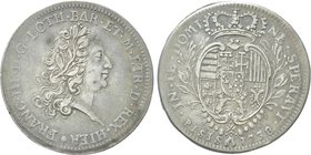 ITALY. Tuscany. Francesco III (1737-1746). 1/2 Francescone or 5 Paoli (1738).