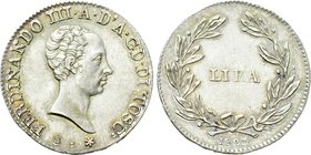 ITALY. Tuscany. Ferdinand III. Second reign (1814-1824). Lira (1823).