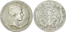 ITALY. Tuscany. Leopold II (1824-1848). 5 Paolo (1829).