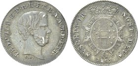 ITALY. Tuscany. Leopold II. Second reign (1849-1859). 1/2 Paolo (1857).