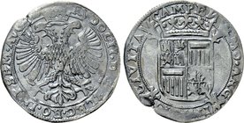 NETHERLANDS. Kampen. 6 Stuivers (Schelling). In the name of Holy Roman Emperor Rudolf II (1576-1612).