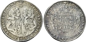 GERMANY. Saxe-Altenburg. Johann Philipp, and his three brothers (1603-1625). Reichstaler (1613). Saalfeld.