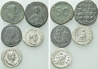 5 Roman and Byzantine Coins.