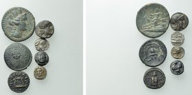7 Greek Coins; Including Tissaphernes.