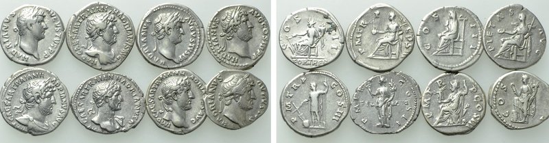 8 Denari of Hadrian. 

Obv: .
Rev: .

. 

Condition: See picture.

Weig...