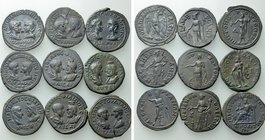 9 Roman Provincial Coins; Mesembria; Tomis etc.
