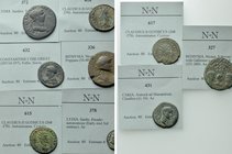9 Roman Imperial and Provincial coins.