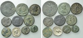 10 Roman Provincial and Imperial Coins; including Messalina.