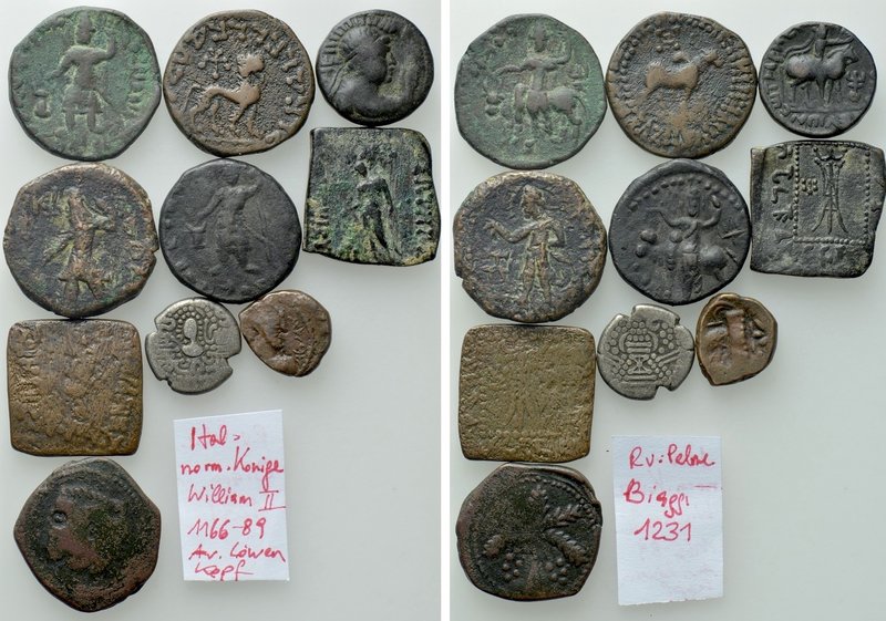 10 Oriental Coins. 

Obv: .
Rev: .

. 

Condition: See picture.

Weight...