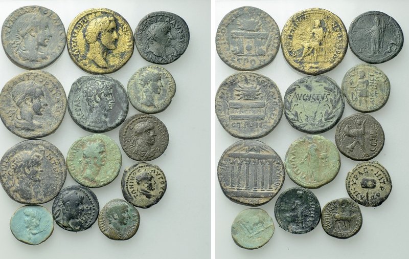 13 Roman Provincial Coins. 

Obv: .
Rev: .

. 

Condition: See picture.
...