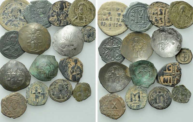 15 Byzantine Coins. 

Obv: .
Rev: .

. 

Condition: See picture.

Weigh...