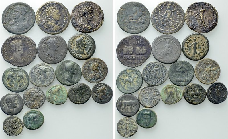 17 Roman Provincial Coins. 

Obv: .
Rev: .

. 

Condition: See picture.
...