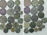 18 Byzantine Coins.