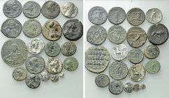 20 Ancient Coins; Including 2 Denari of Tiberius.