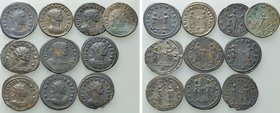 10 Antoniniani of Aurelian.