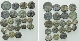 21 Greek Coins.