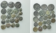 21 Greek Coins.