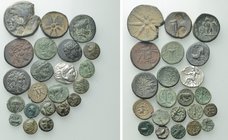 22 Greek Coins.