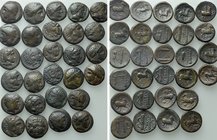 28 Coins of Philip II and Alexander the Great of Macedon.