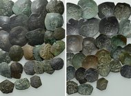28 Scyphates of the Crusaders / Latin Occupation; With Collectors Tickets.