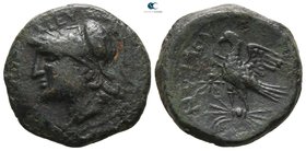 Bruttium. Lokroi Epizephyrioi 280-275 BC. Bronze Æ