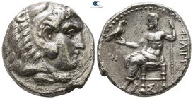 Kings of Macedon. Sidon. Philip III Arrhidaeus 323-317 BC. Struck under Laomedon. Dated RY 13 of Abdalonymos=321/0 BC. Tetradrachm AR