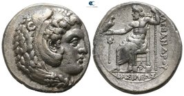 Kings of Macedon. Arados. Time of Alexander III - Philip III circa 324-320 BC. In the name and types of Alexander III. Struck under Menes or Laomedon....