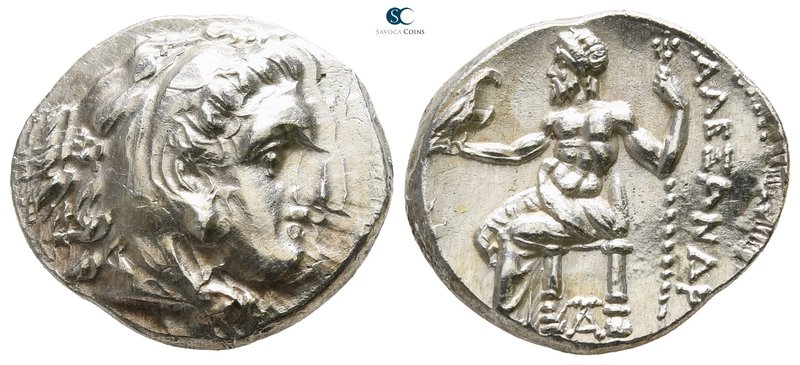 Kings of Macedon. Teos. Alexander III "the Great" 336-323 BC. 
Drachm AR

17m...