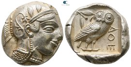 Attica. Athens 455-449 BC. Tetradrachm AR
