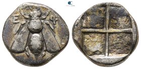 Ionia. Ephesos  circa 340-325 BC. Drachm AR
