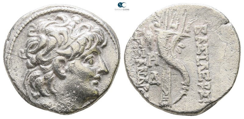 Seleukid Kingdom. Antioch. Alexander II Zabinas 128-123 BC. 
Drachm AR

17mm....